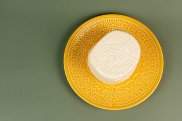 typical Brazilian Minas cheese from Minas Gerais
