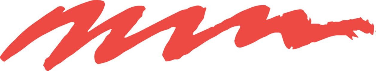 Abstract Red Paint Brush © Good Studio