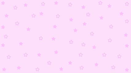 cute pink star shape on pink background, perfect for wallpaper, backdrop, postcard, background