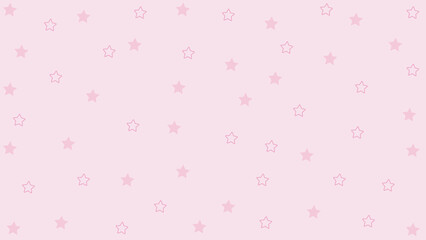 cute pink star shape on pink background, perfect for wallpaper, backdrop, postcard, background