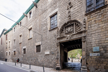 Antiguo hospital de la Santa Creu de Barcelona, Catalunya, España