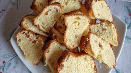 Ready cupcake, delicious cake. Cooking a cupcake during the war Ukraine