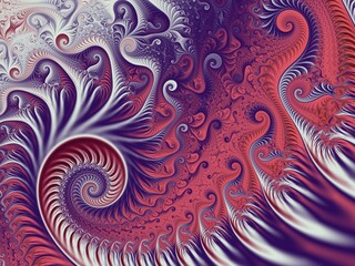 Fractal colorful background. Bright beautiful spiral background.