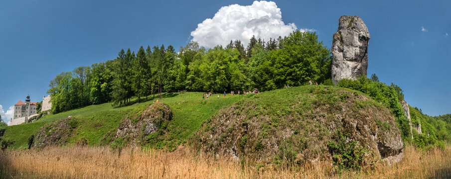 Hercules' stone in Ojc&oacute;w National Park.