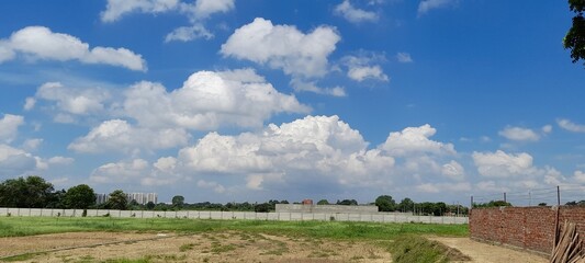 landscape with clouds