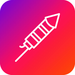 Firework Vector Icon Design Illustration