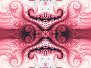 Beautiful color seamless background of fractals.