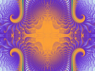 Beautiful color seamless background of fractals.