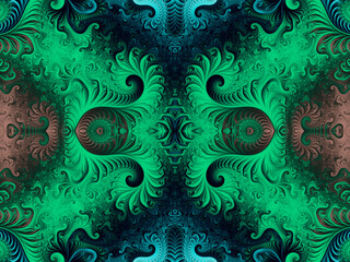 Beautiful color seamless background of fractals.