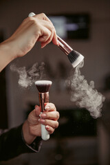 makeup brushes
creative makeup
powder