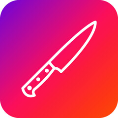 Knife Vector Icon Design Illustration