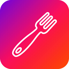 Fork Vector Icon Design Illustration
