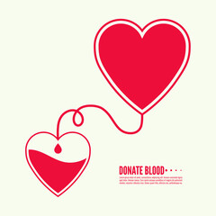 Symbol blood donation.