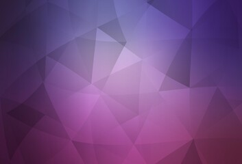 Obraz premium Light Purple, Pink vector abstract polygonal background.