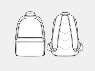 OUTLINE BAG BACKPACK OUTFIT FASHION COLLECTIONS