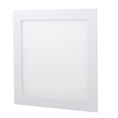 Fototapeta premium powerful round recessed LED lantern for mounting on the ceiling without a logo on a white isolated background