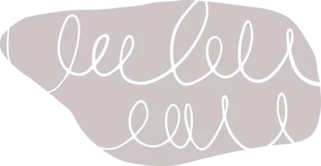 Fotobehang Abstract Modern Abstract Doodle Shape Decorative Element  © Good Studio