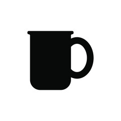 glass cup icon vector. flat simple shape