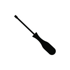 screwdriver icon vector. a carpentry tool for repairing an object