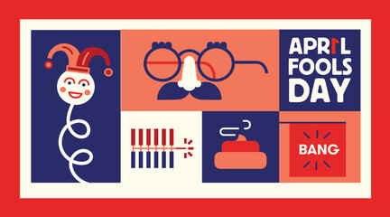 April fool's day. April fool's day party. April fool's day sale. Social media templates for april fool's day. 