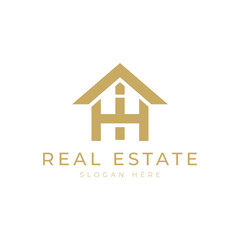 Real estate Logo Design vector. Good for Real Estate, Construction, Apartment, Building, House and Architecture.