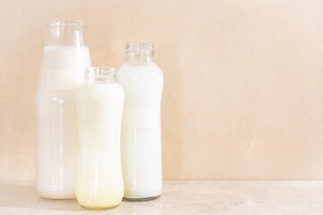 Vegetable milk, rice, potato, sesame, almond and chickpea milk