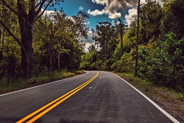 Camino a costanera de Escobar, Buenos Aires, Argentina