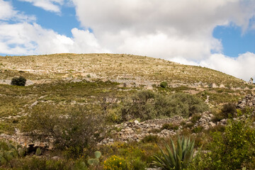 Fototapeta premium Pueblo fantasma, mina abandonada Real de Catorce