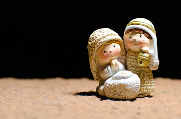 Belén pequeño minimalista