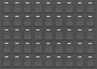 Hotel key rack. vector illustration