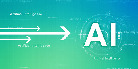 2d rendering Artificial Intelligence (AI) concept
