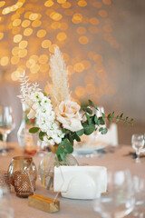 table setting.  Decorating tables. Wedding decor. Holiday dishes. Catering. dishes