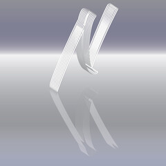 Lichtrand Buchstabe N 1 © Xaver Klaussner