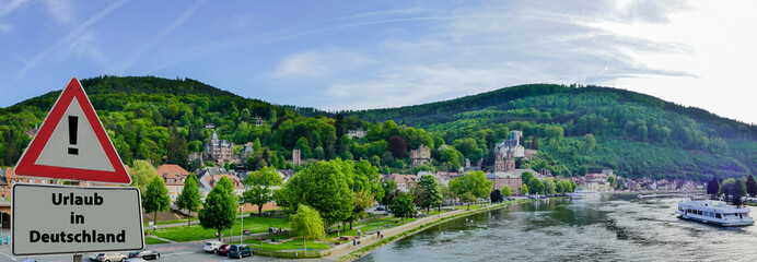 Urlaub in Deutschland Miltenberg von oben