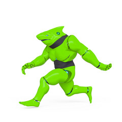 cyber shark is running