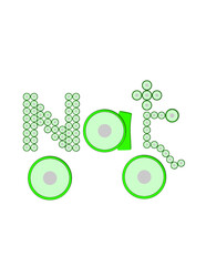 Natrium ion Grafik als Elektro-Lieferwagen aus Akkus mit Fahrer