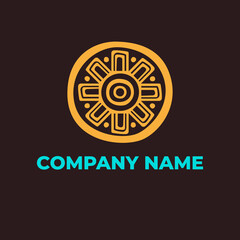 Fototapeta premium Original african logo design template. Vector illustration