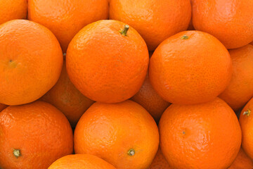 Tangerines as full frame. Background