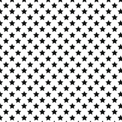 Seamless pattern with stars. black and white seamless pattern