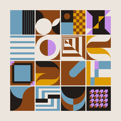 Modern Vector Graphics Collection Of Various Geometric Shapes and Abstract Forms