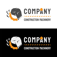 Obraz premium Construction equipment logo in vector
