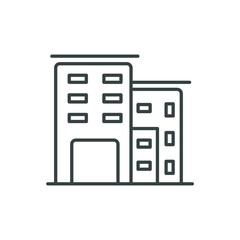 new Building icons  symbol vector elements for infographic web
