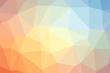 Bright polygon pattern. Low poly design
