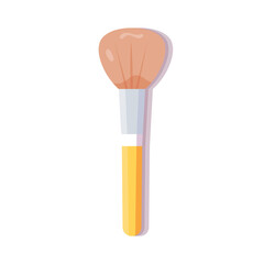 Isolated brush color makeup beauty cosmetic vector illustration