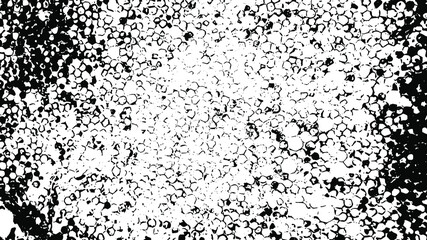 Rustic grunge vector texture with grain and stains. Abstract noise background. Weathered surface. Dirty and damaged. Detailed rough backdrop. Vector graphic illustration with transparent white. EPS10.