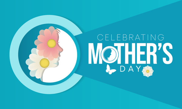 Mother's Day is a celebration honoring the mother of the family, as well as motherhood, maternal bonds, and the influence of mothers in society. It is held on the second Sunday of May. vector art