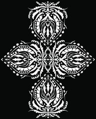 Textile print  pattern. abstract  seamless fabric and digital print pattern. geometric print pattern for textile design and fabrics.