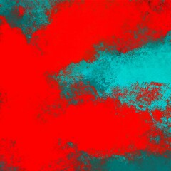 Abstract colorful grunge texture background red green mint colors with hand drawn oil paint texture or grunge suitable for any print or website decoration	