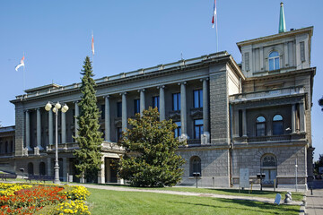 Fototapeta na wymiar New Palace at the center of city of Belgrade, Serbia