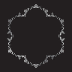 Vintage Damask, Royal Baroque Frame